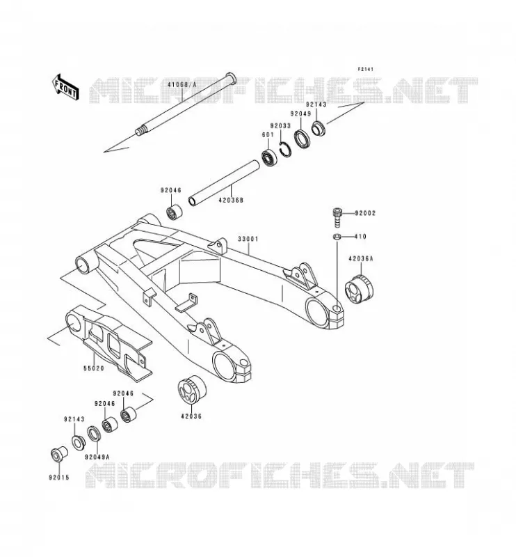 BRAS OSCILLANT Kawasaki MOTOS 1100 1994 ZEPHYR 1100  ZR1100-A3