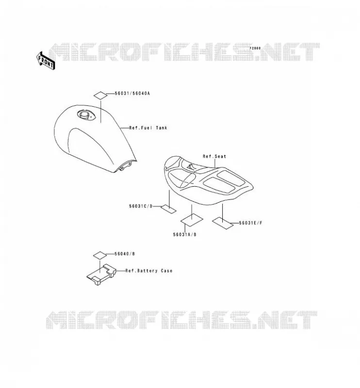 LABEL Kawasaki MOTOS 1100 1994 ZEPHYR 1100  ZR1100-A3
