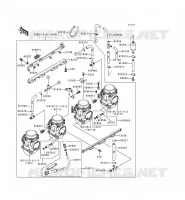 CARBURATEUR(ZRT10A 026677 ) pour Kawasaki ZEPHYR 1100 1994