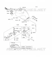 RESERVOIR CARBURANT pour Kawasaki ZRX1100 1999