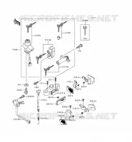 CONTACTEUR SERRURE/R&Eacute;FLECTEUR pour Kawasaki ZRX1100 2000