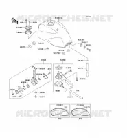 RESERVOIR CARBURANT pour Kawasaki ZRX1100 1998