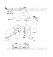 RESERVOIR CARBURANT pour Kawasaki ZRX1100 2000