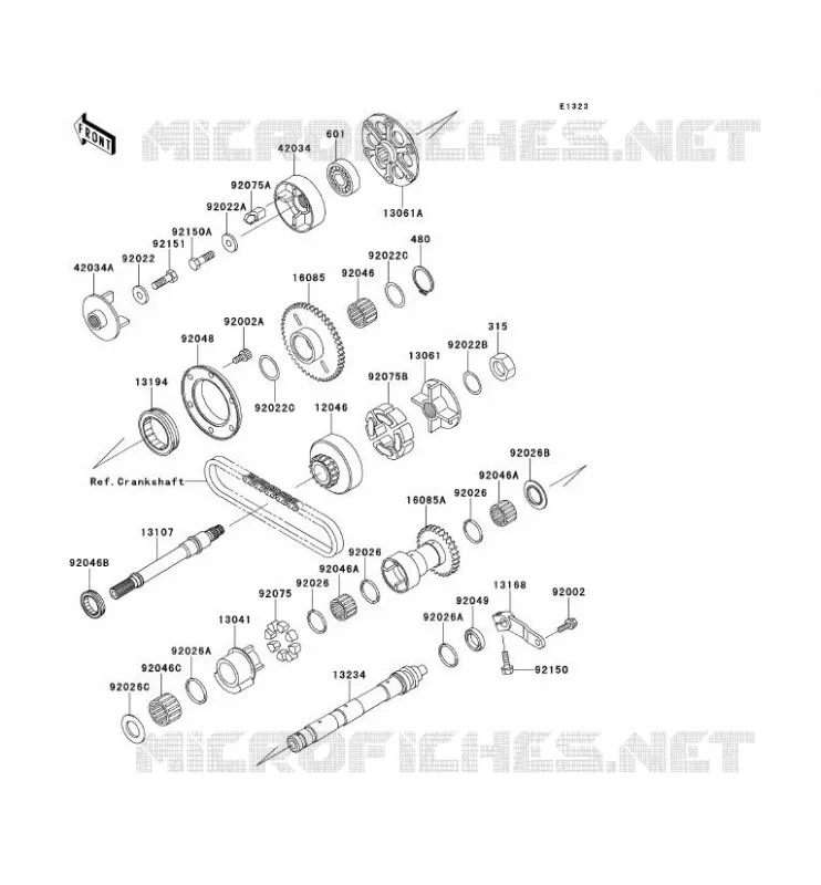 BALANCIER Kawasaki MOTOS 1100 2000 ZRX1100  ZR1100-D4