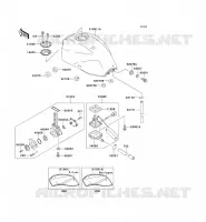 RESERVOIR CARBURANT pour Kawasaki ZRX1100 2000