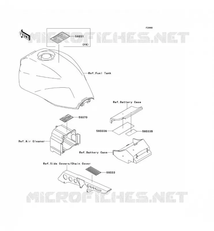 LABEL Kawasaki MOTOS 1100 2000 ZRX1100  ZR1100-D4