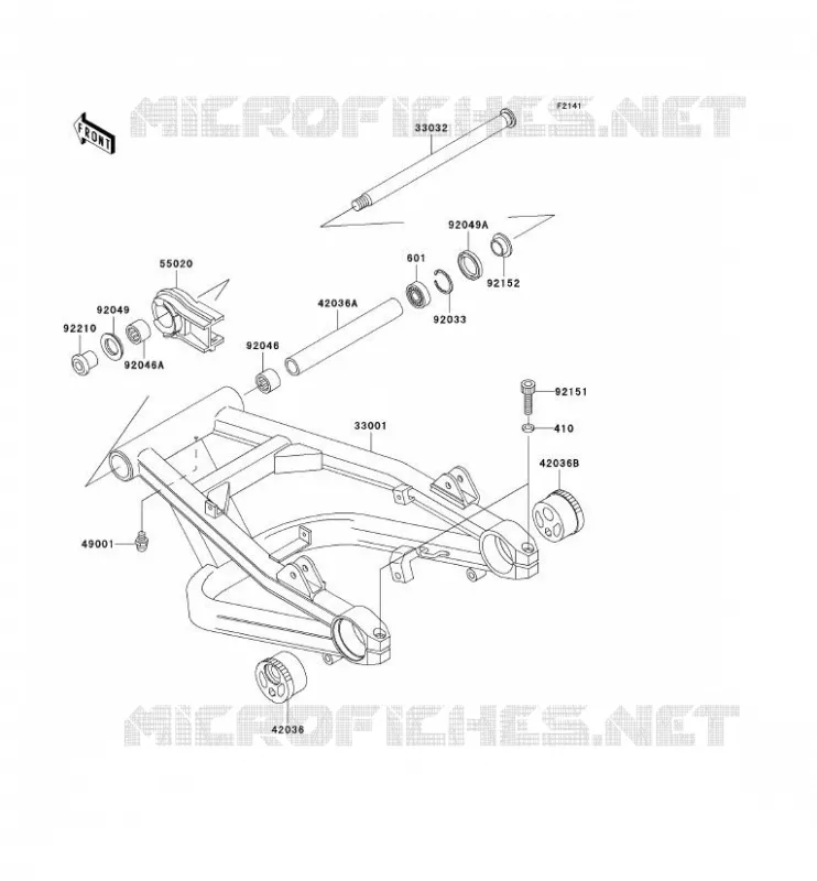 BRAS OSCILLANT Kawasaki MOTOS 1200 2002 ZRX1200R  ZR1200-A2P