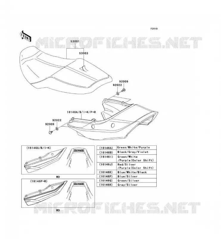 SELLE Kawasaki MOTOS 1200 2003 ZRX1200R  ZR1200-A3