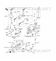 CONTACTEUR SERRURE/R&Eacute;FLECTEUR pour Kawasaki ZRX1200R 2004