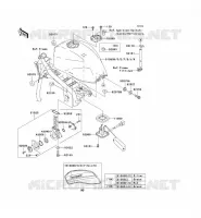 RESERVOIR CARBURANT pour Kawasaki ZRX1200R 2004