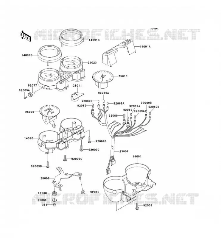 COMPTEURS Kawasaki MOTOS 1200 2003 ZRX1200  ZR1200-C2P