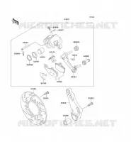 FREIN ARRIERE( ZR550B 024010) pour Kawasaki ZEPHYR 1991