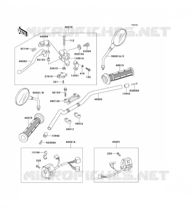 GUIDON Kawasaki MOTOS 550 1991 ZEPHYR  ZR550-B2