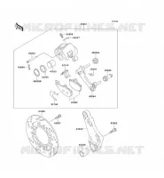 FREIN ARRIERE( ZR550B 024010) pour Kawasaki ZEPHYR 1993