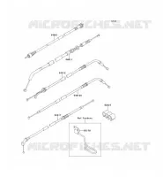 CABLES pour Kawasaki ZEPHYR 1995