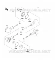 CLIGNOTANTS pour Kawasaki ZEPHYR 1995
