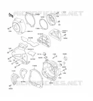 COUVERCLES MOTEUR pour Kawasaki ZEPHYR 1995