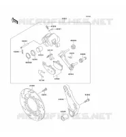 FREIN ARRIERE( ZR550B 024010) pour Kawasaki ZEPHYR 1995