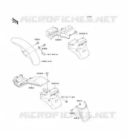 GARDE BOUE pour Kawasaki ZEPHYR 1995