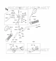 GUIDON pour Kawasaki ZEPHYR 1995