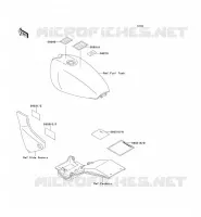 LABEL pour Kawasaki ZEPHYR 1995