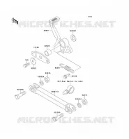 PEDALE DE FREIN pour Kawasaki ZEPHYR 1995
