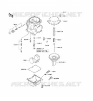 PI&Egrave;CES DE CARBURATEUR pour Kawasaki ZEPHYR 1995