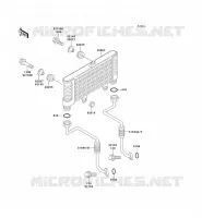 RADIATEUR D'HUILE pour Kawasaki ZEPHYR 1995