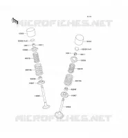 SOUPAPE pour Kawasaki ZEPHYR 1995