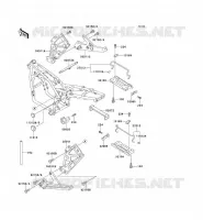 SUPPORT BATTERIE pour Kawasaki ZEPHYR 1995