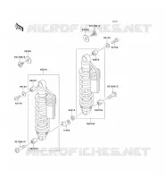 SUSPENSION/AMORTISSEUR pour Kawasaki ZEPHYR 1995