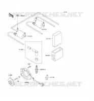 SYSTEME D&acute;ALLUMAGE pour Kawasaki ZEPHYR 1995
