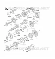 TRANSMISSION pour Kawasaki ZEPHYR 1995