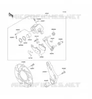 FREIN ARRIERE( ZR550B 024010) pour Kawasaki ZEPHYR 1995