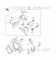 FREIN ARRIERE pour Kawasaki ZEPHYR 1996