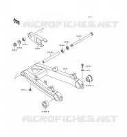 BRAS OSCILLANT pour Kawasaki ZEPHYR 1997
