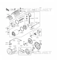 D&Eacute;MARREUR pour Kawasaki ZEPHYR 1997