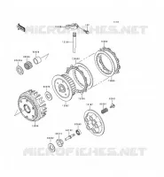 EMBRAYAGE pour Kawasaki ZEPHYR 1997