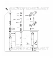 FOURCHE pour Kawasaki ZEPHYR 1997