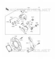 FREIN ARRIERE pour Kawasaki ZEPHYR 1997