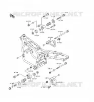 PIECE DE CADRE (COUVERTURE) pour Kawasaki ZEPHYR 1997