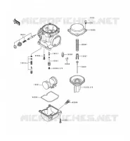 PI&Egrave;CES DE CARBURATEUR pour Kawasaki ZEPHYR 1997