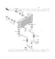RADIATEUR D'HUILE pour Kawasaki ZEPHYR 1997