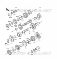 TRANSMISSION pour Kawasaki ZEPHYR 1997