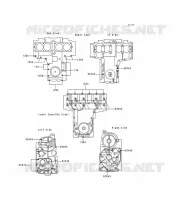 BOULON CARTER MOTEUR pour Kawasaki ZEPHYR 750 1993