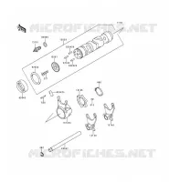 BARILLET/FOURCHETTE pour Kawasaki ZEPHYR 750 1994