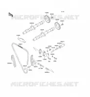 ARBRE A CAME/TENDEUR pour Kawasaki ZEPHYR 750 1997