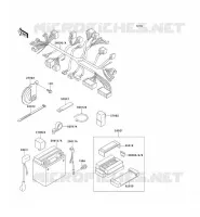 CHASSIS EQUIPMENT ELECTRIQUE pour Kawasaki ZEPHYR 750 1997