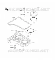 COUVERCLE RENIFLARD/CARTER D'HUILE pour Kawasaki ZEPHYR 750 1997