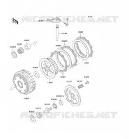 EMBRAYAGE pour Kawasaki ZEPHYR 750 1997